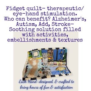 Fidget quilt for your loved on or patient.